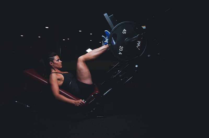Woman practicing pilates for core strength